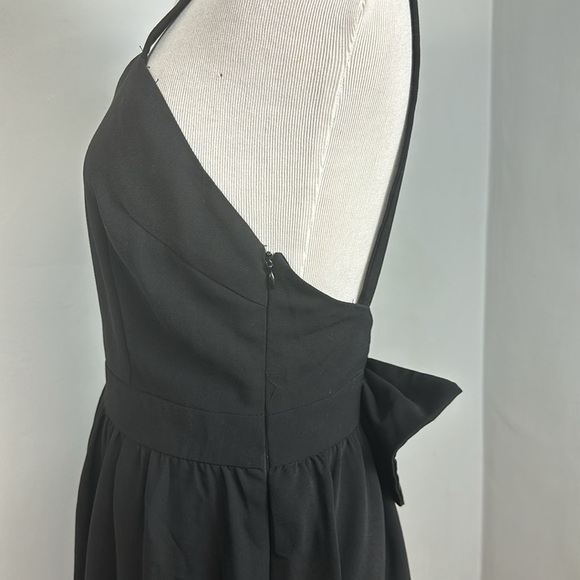 Tea & Cup Coquette Open Back Bow Mini Dress Sz M - Picture 6 of 14